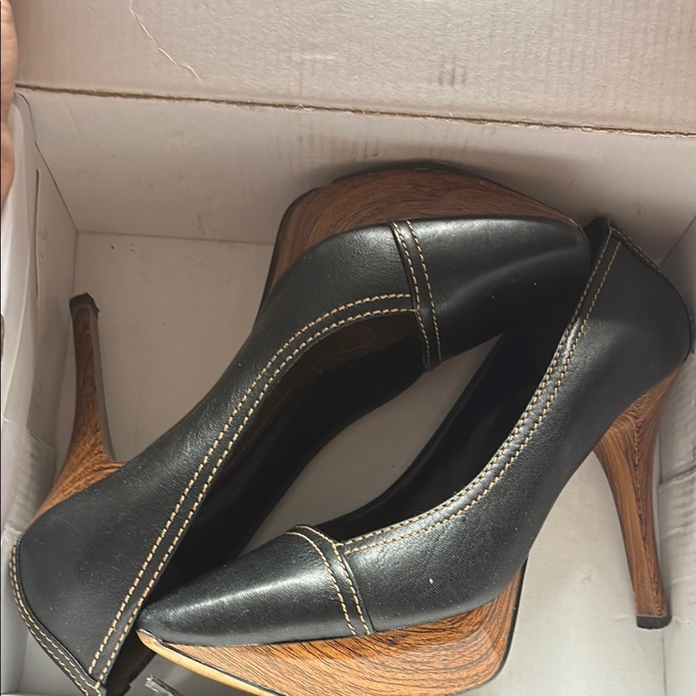 Nine West Black Classic Stiletto Heels